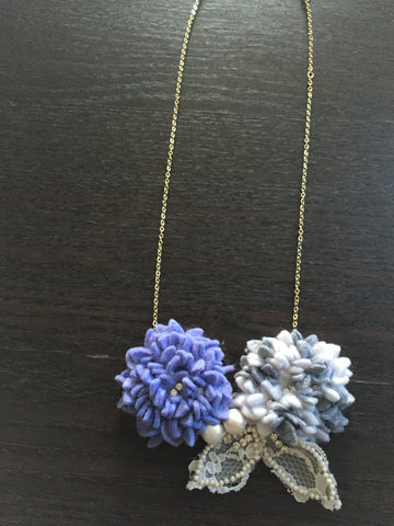 Hydrangea necklace (BBT8 - C2)